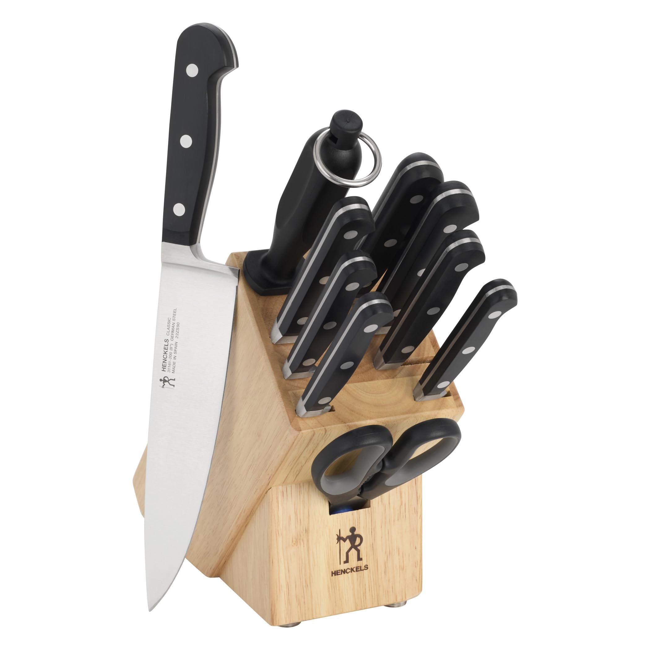 Amazon.com: HENCKELS Classic Razor-Sharp 11-Piece Knife Block Set